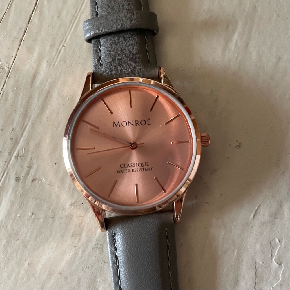 Monroé Classique Watch In Sunburst Solérose BRAND NEW - Picture 5 of 9